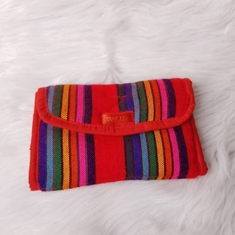 Belize Wallet Purse Striped‎ Multi-Colored - Picture 2 of 6